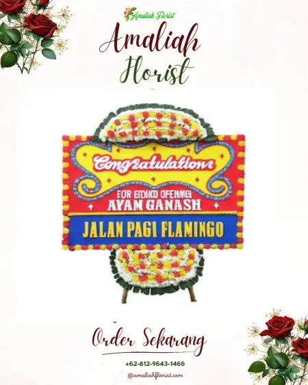 Sewa Papan Bunga Glapan